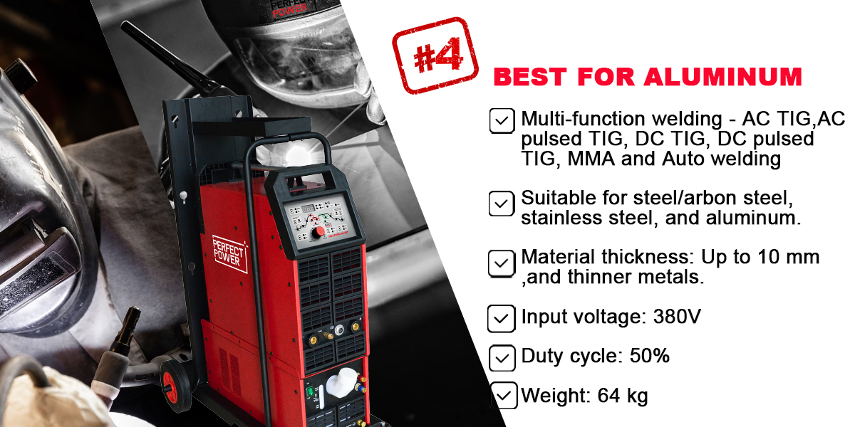 Máquina De Soldadura Digital TIG-315P AC DC 315 Amp Equipo De Soldadura TIG & Soldadura MMA con Función De Memoria De Pulsos Multi Voltaje